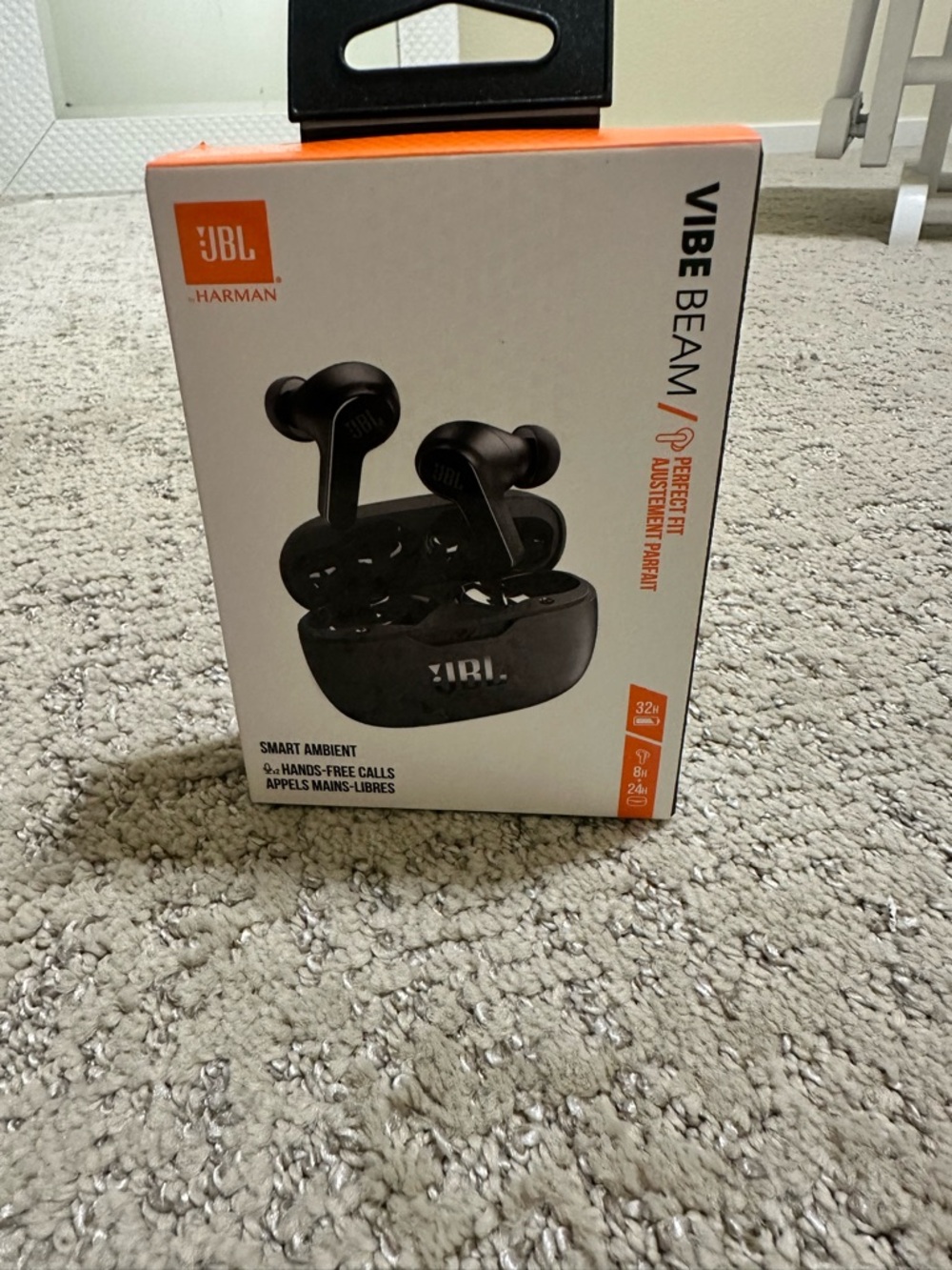 JBL Vibe Beam True Wireless Earbuds - Black